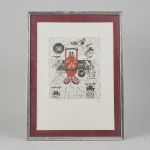 641014 Colour etching